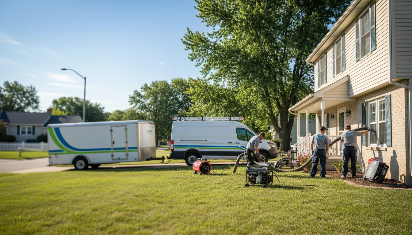 Flooded Basement Restoration And Cleanup With Repair in Oak Creek, WI near me
